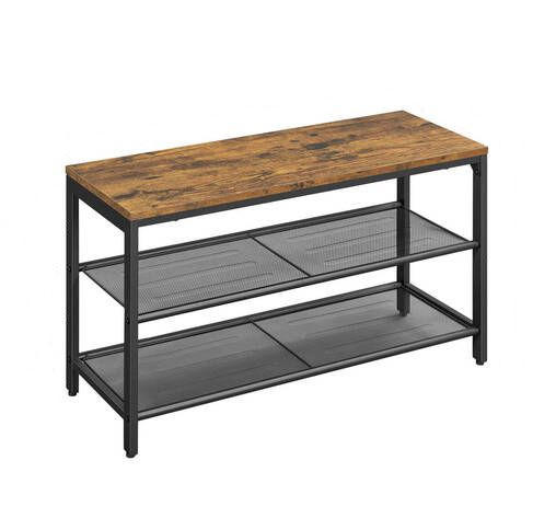 Boxxx REGÁL NA TOPÁNKY, hnedá, čierna, 80/44,5/30 cm