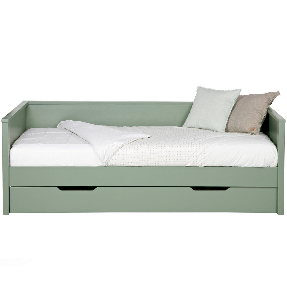 BETT 90/200 cm  in Jadegrün  - Jadegrün, Basics, Holz (90/200cm) - MID.YOU