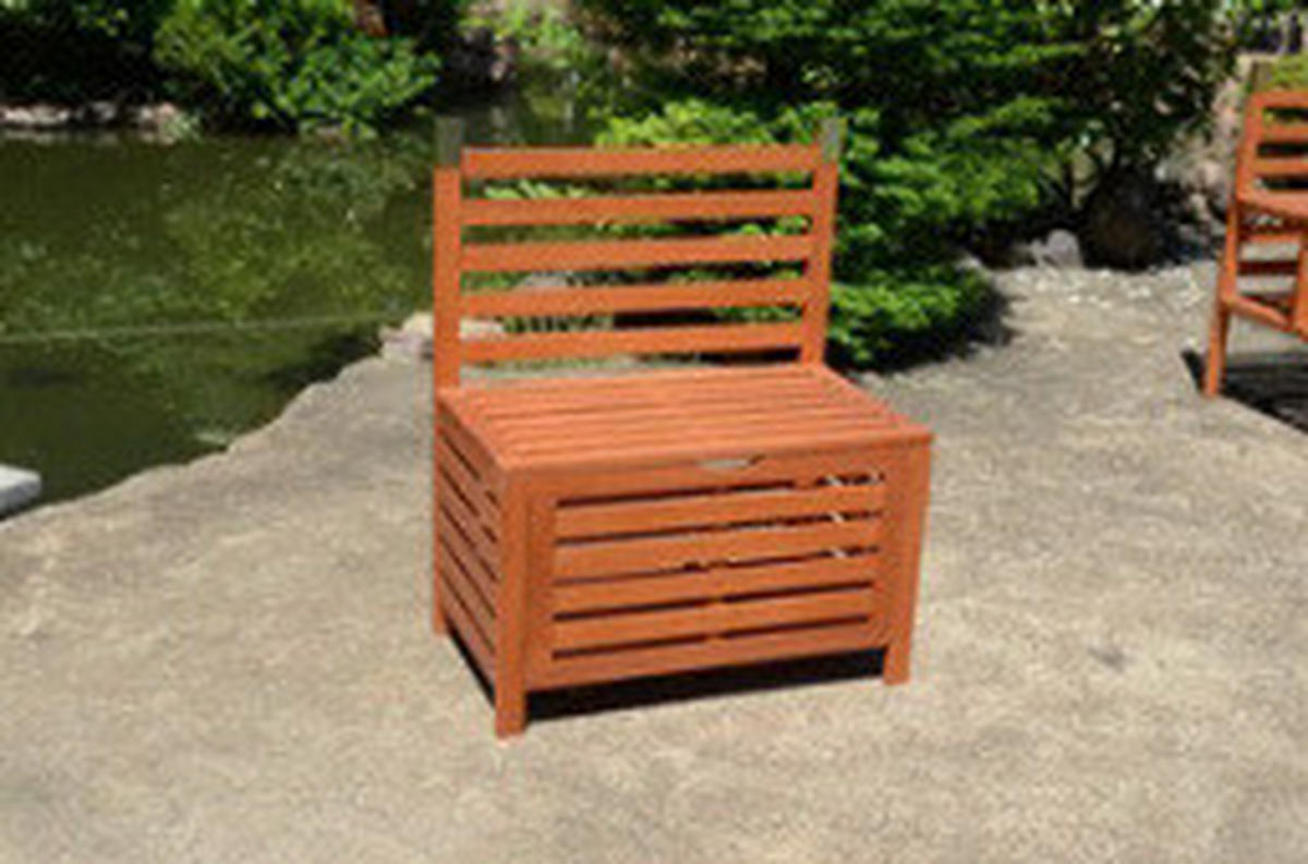 SICHTSCHUTZ - Eukalyptusholzfarben, Basics, Holz (76/180/45cm) - Gardenson