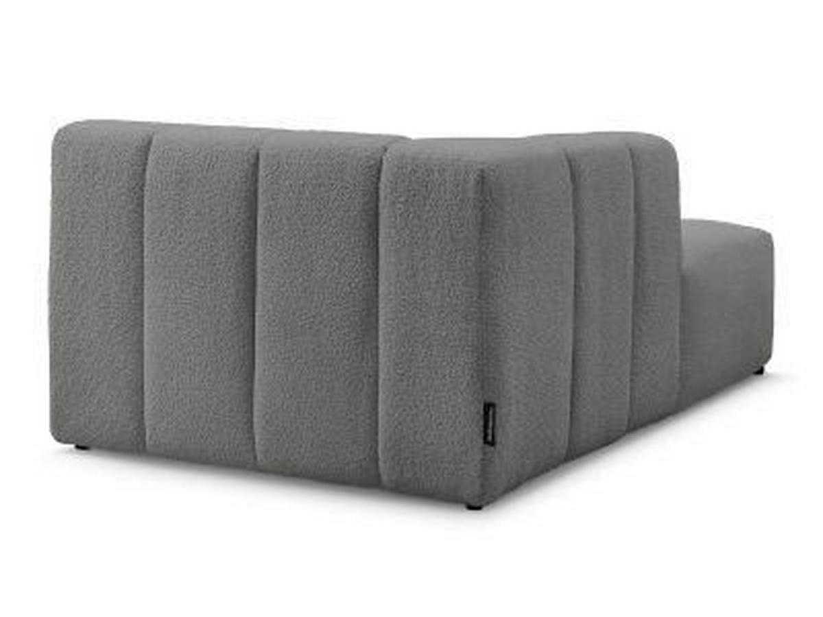 SOFAELEMENT ANNECY Bouclé Dunkelgrau  - Dunkelgrau/Schwarz, MODERN, Kunststoff/Textil (120/72/170cm)