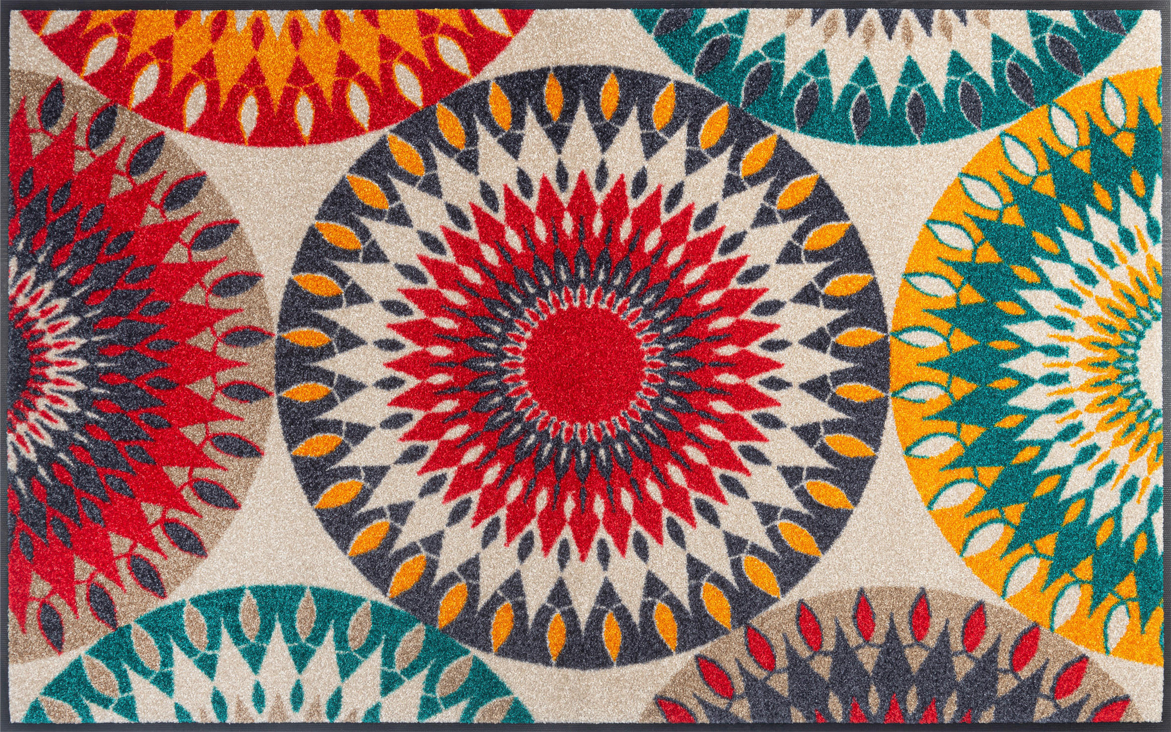 KOBEREC TKANÝ NA PLOCHO, 75/120 cm, béžová - béžová, Trend, textil/plast (75/120cm) - wash+dry