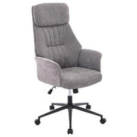 FORGÓSZÉK  zsenília szürke  - fekete/szürke, Modern, műanyag/textil (66/114/122/64cm) - Livetastic