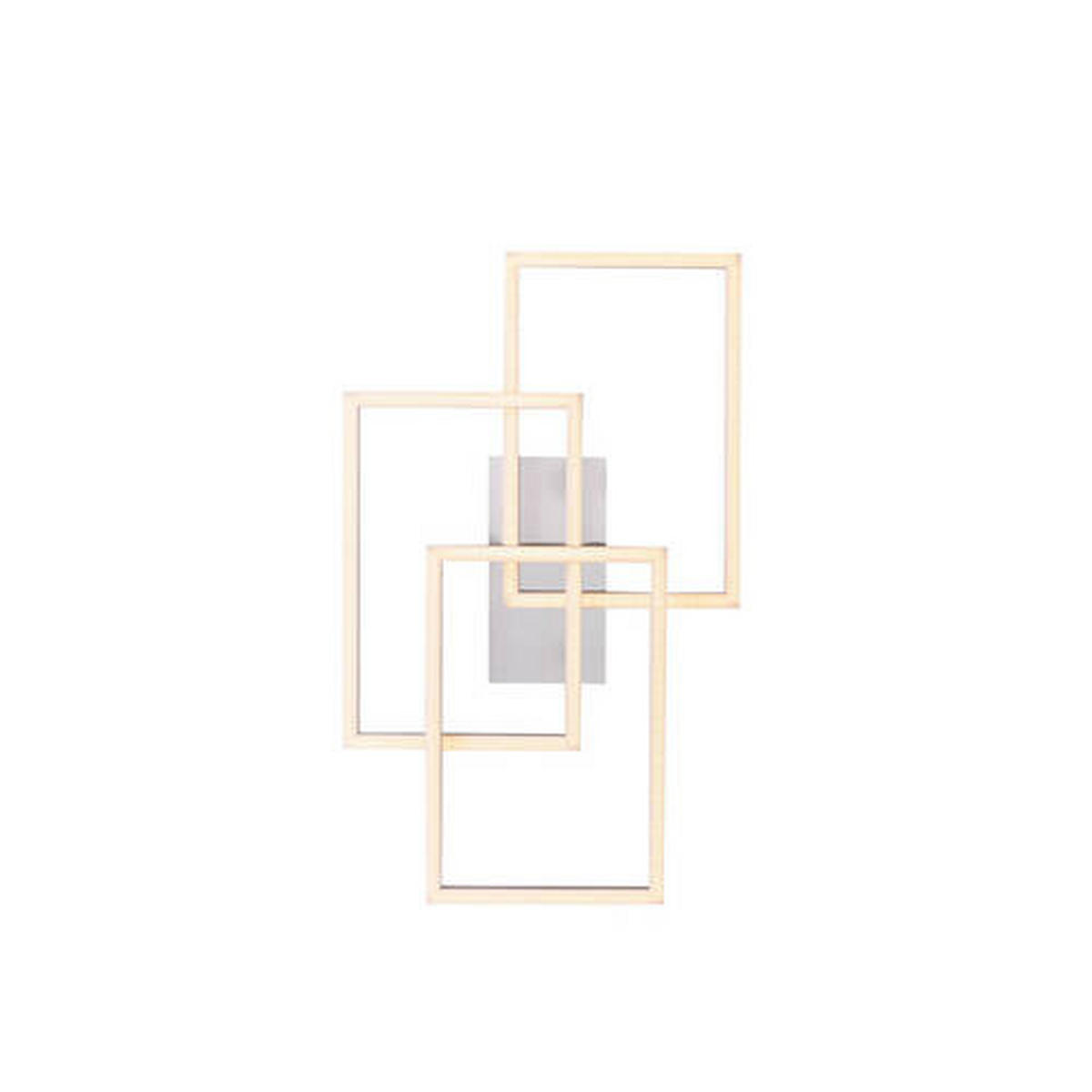 LED-DECKENLEUCHTE 82/50/10,5 cm  - Silberfarben, Design, Kunststoff/Metall (82/50/10,5cm)