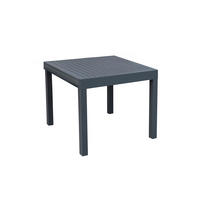 GARTENTISCH 90-180/90/75 cm  - Dunkelgrau, Basics, Metall (90-180/90/75cm) - Gardenson