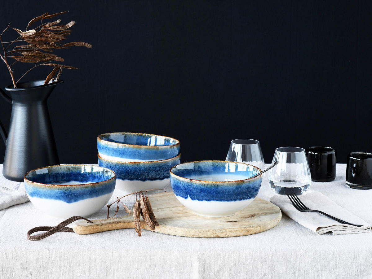 SKÅLSET 4 delar Cascade   - Design, keramik - Creatable