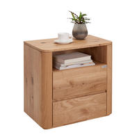 NACHTTISCH 60/60/38 cm  massiv Wildeiche Eichefarben  - Eichefarben, Natur, Holz (60/60/38cm) - Valnatura