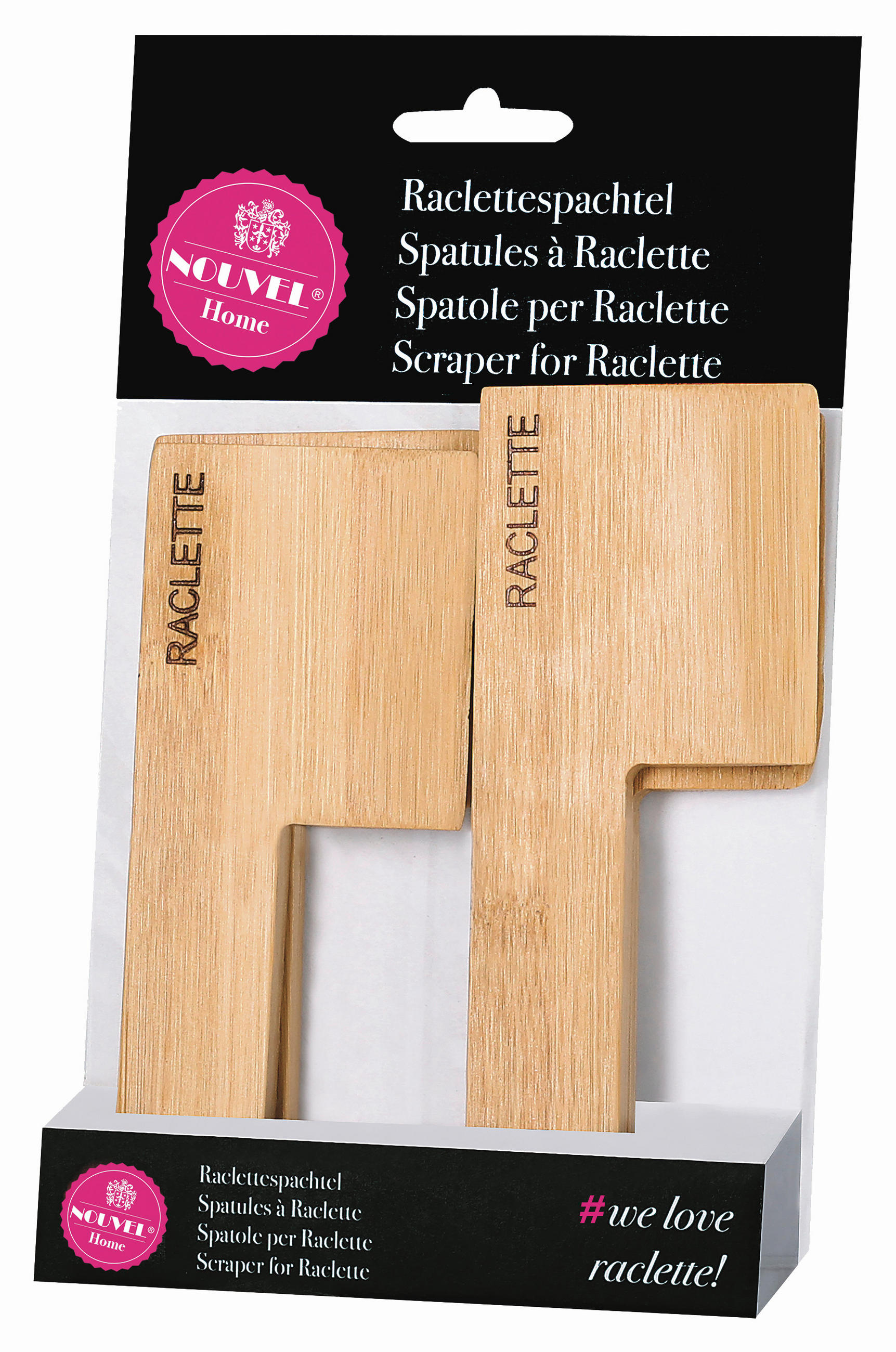 RACLETTESPACHTEL  - Braun, Basics, Holz