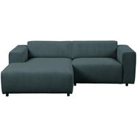 HÖRNSOFFA i manchester blå  - blå/svart, Design, textil/plast (161/234cm) - Livetastic