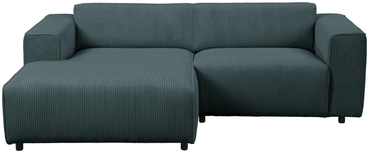 HÖRNSOFFA i manchester blå  - blå/svart, Design, textil/plast (161/234cm) - Livetastic