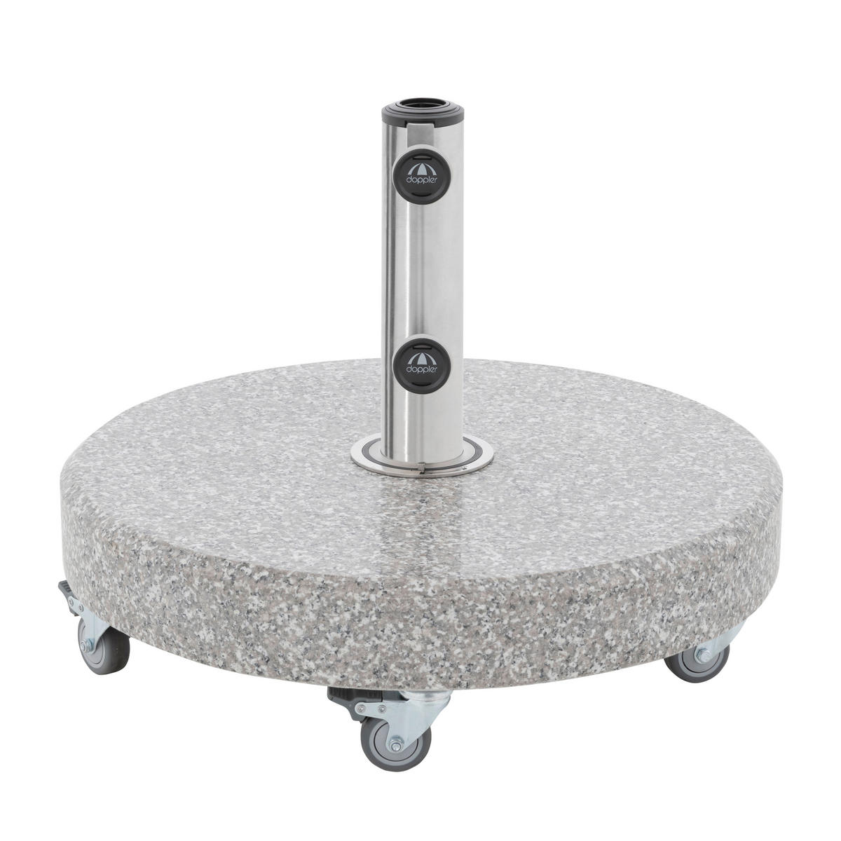SONNENSCHIRMSTÄNDER Granit Grau  - Grau, Basics, Stein (45/10/45cm) - Doppler