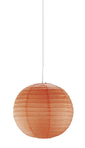 VISEČA SVETILKA        40/39 cm       - oranžna, Konvencionalno, papir (40/39cm)