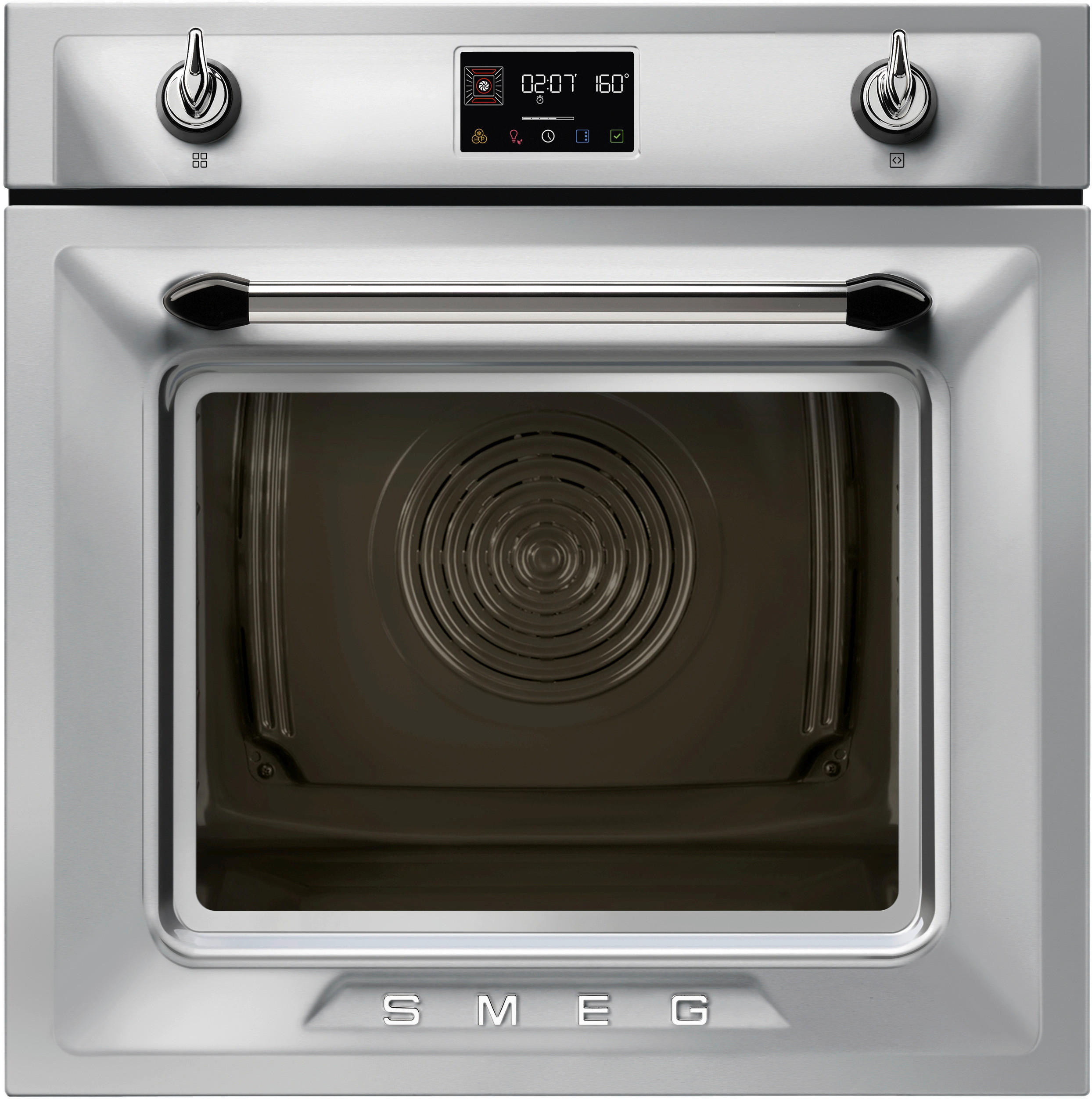 EINBAUBACKOFEN SOP6902S2PX  - Creme, Basics, Glas/Metall (59,7/59,2/54,8cm) - SMEG