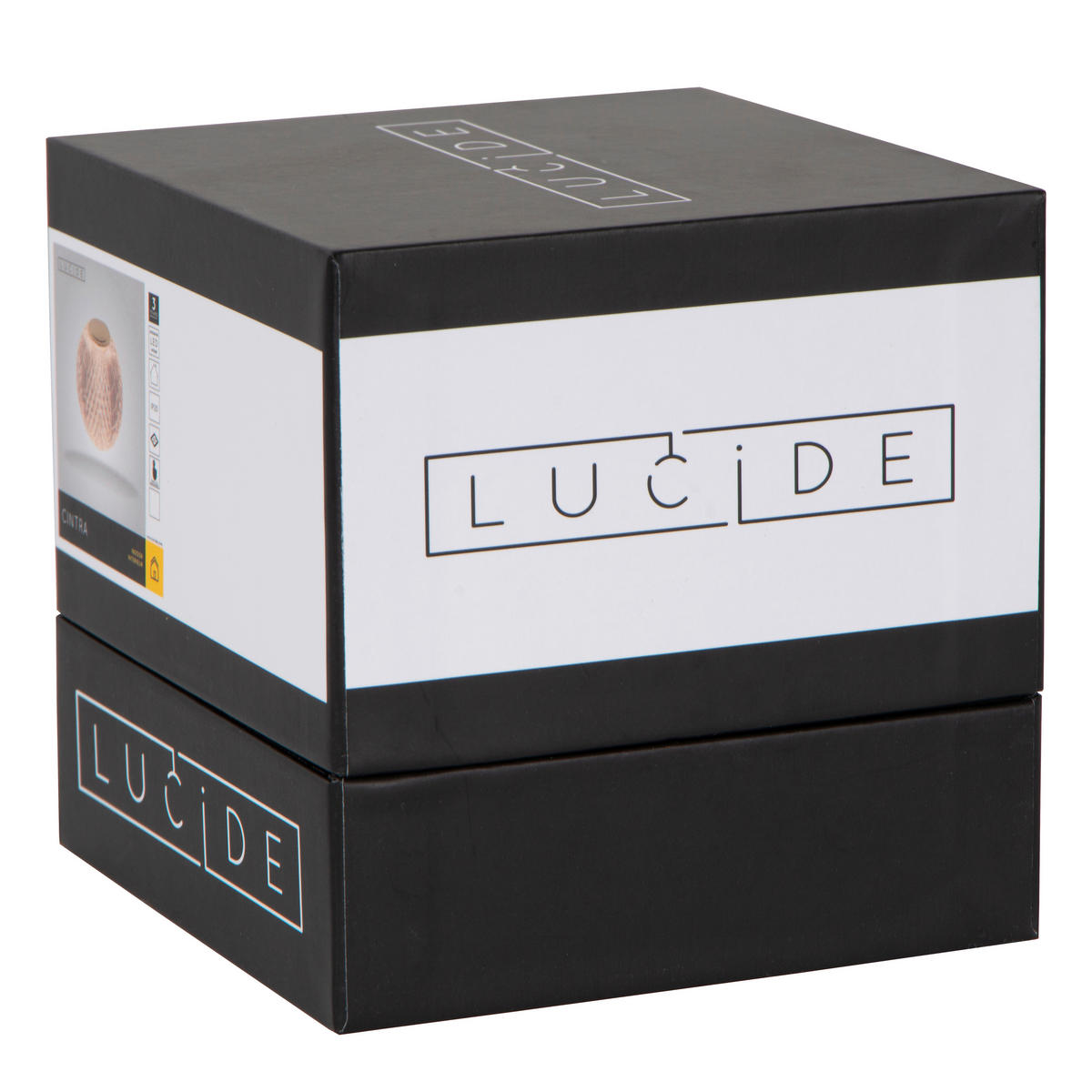 LED-TISCHLEUCHTE Cintra 9/9/8.7 cm   - Transparent, Design, Kunststoff (9/9/8.7cm) - Lucide