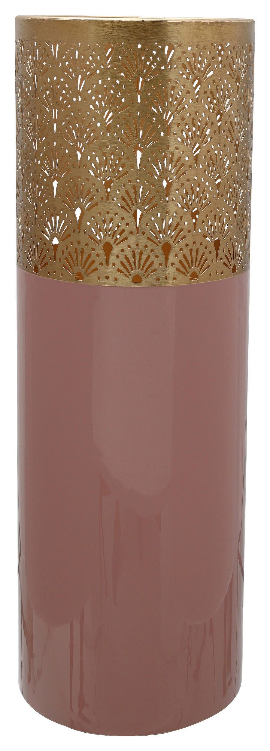 GOLVVAS 20 cm  - guldfärgad/rosa, Trend, metall (20/60cm) - Kayoom