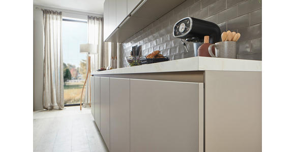 EINBAUKÜCHE   - Cappuccino, Design, Holzwerkstoff - Dieter Knoll