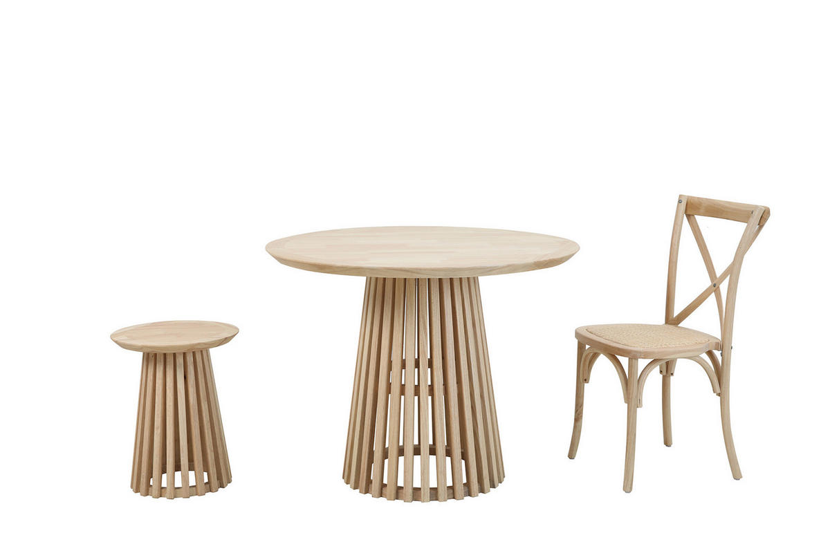 BEISTELLTISCH in Holz 40/40/50 cm  - Naturfarben, Design, Holz (40/40/50cm) - MID.YOU