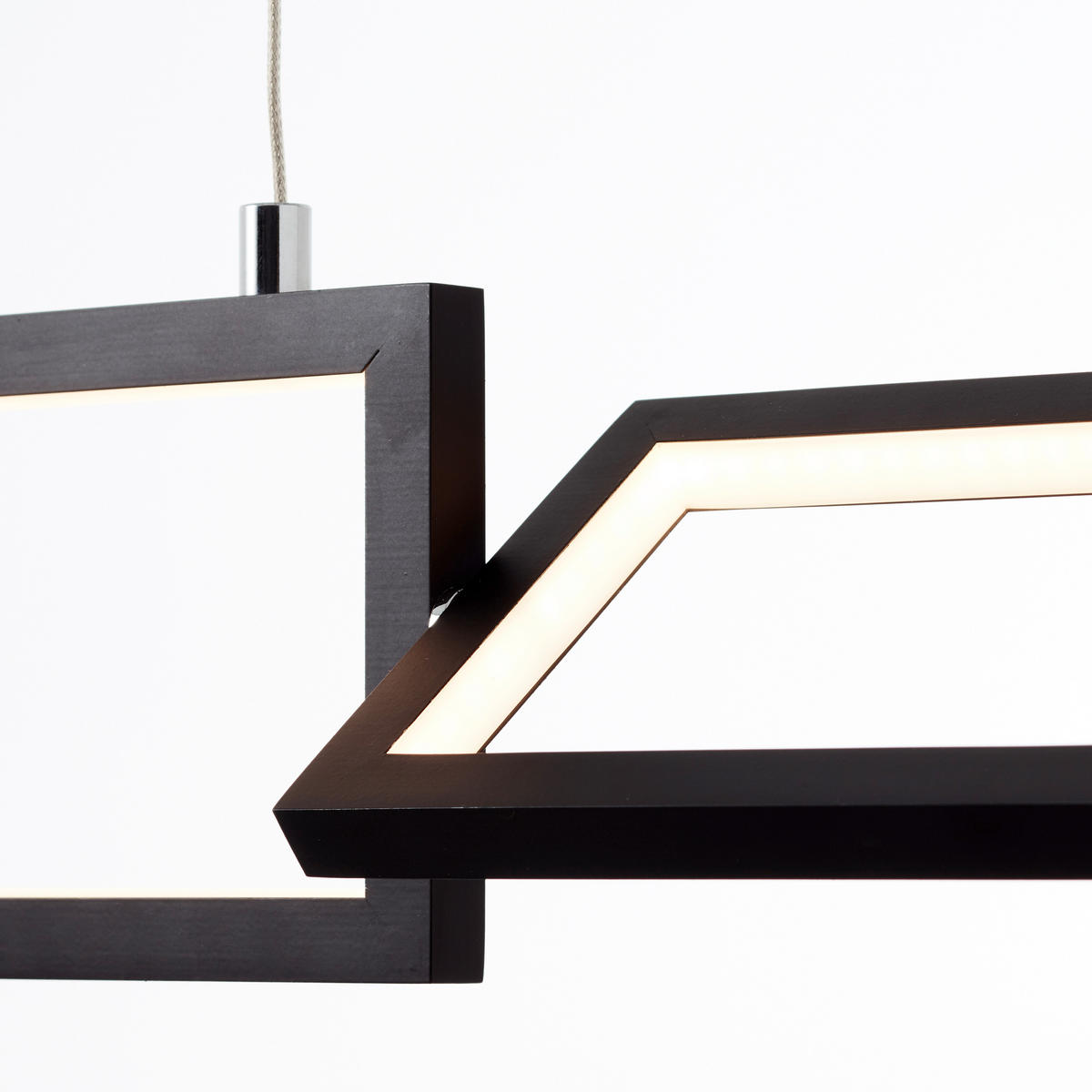 LED-HÄNGELEUCHTE 80,5/12/120 cm    - Schwarz, Design, Kunststoff/Metall (80,5/12/120cm) - Brilliant