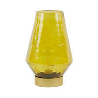 LED-TISCHLEUCHTE 16/23,5/16 cm  - Goldfarben/Dunkelgelb, Basics, Glas (16/23,5/16cm) - Light & Living