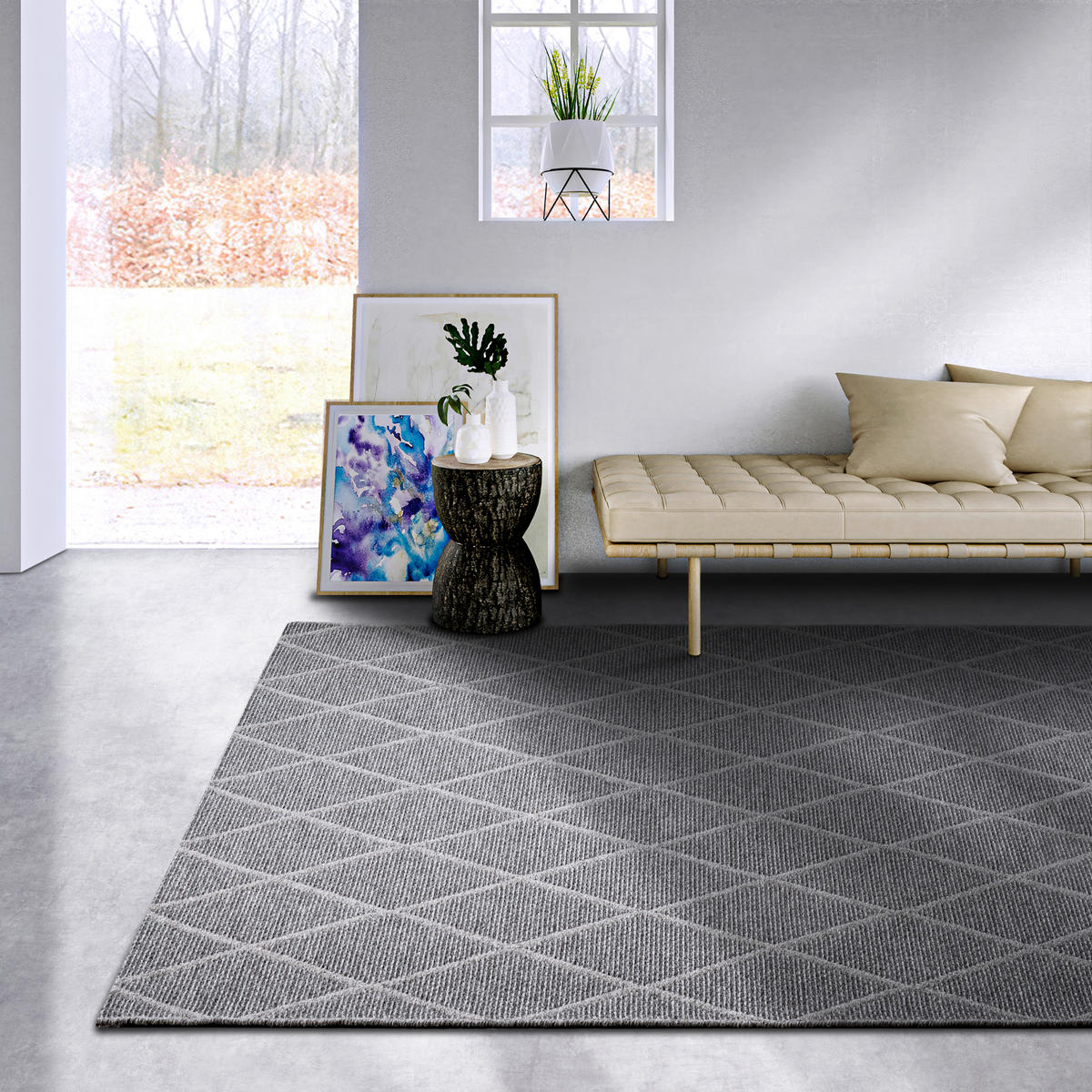 WEBTEPPICH 200/290 cm Kollektion 1843 Grau, Hellbraun  - Hellbraun/Grau, Basics, Kunststoff/Textil (200/290cm) - Villeroy & Boch