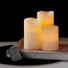 LED-Kerzen Set 3-teilig - Creme, Basics