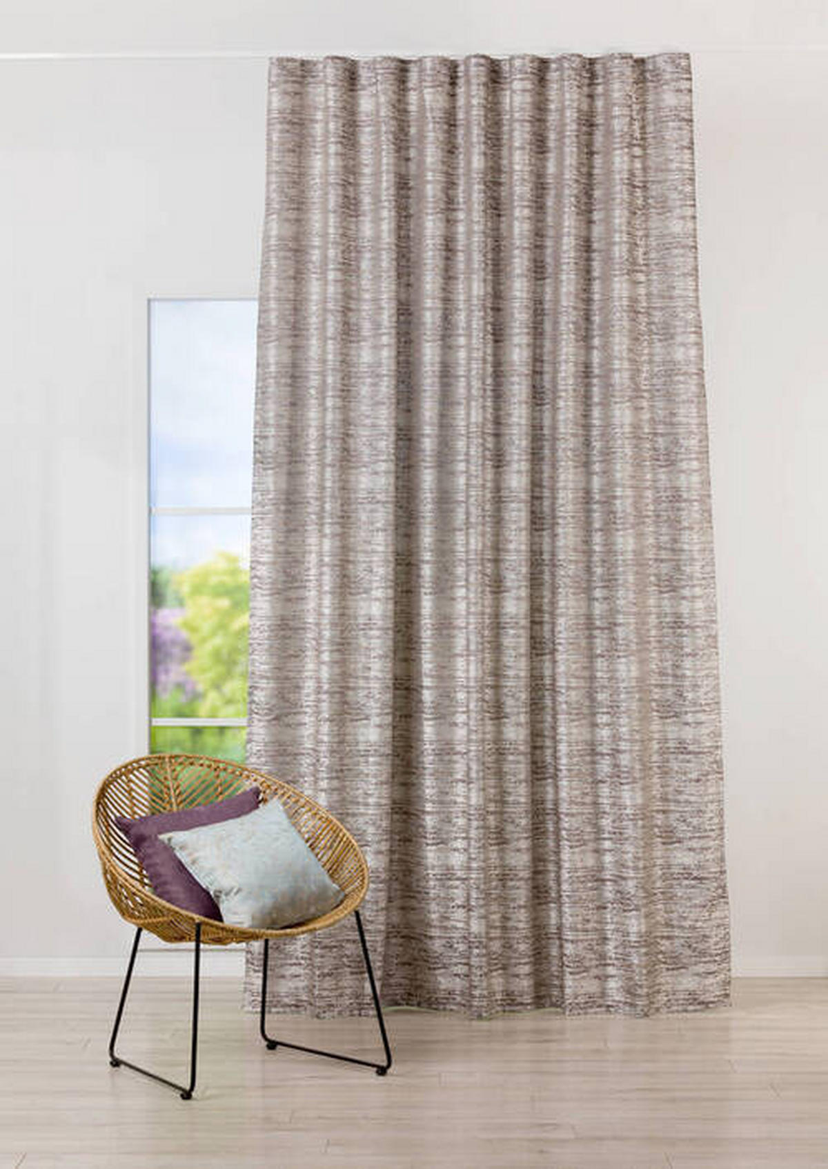 DRAPERIE CONFECȚIONATĂ black-out (nu permite trecerea luminii)  - sidefiu, Basics, textil (24/31/4cm)