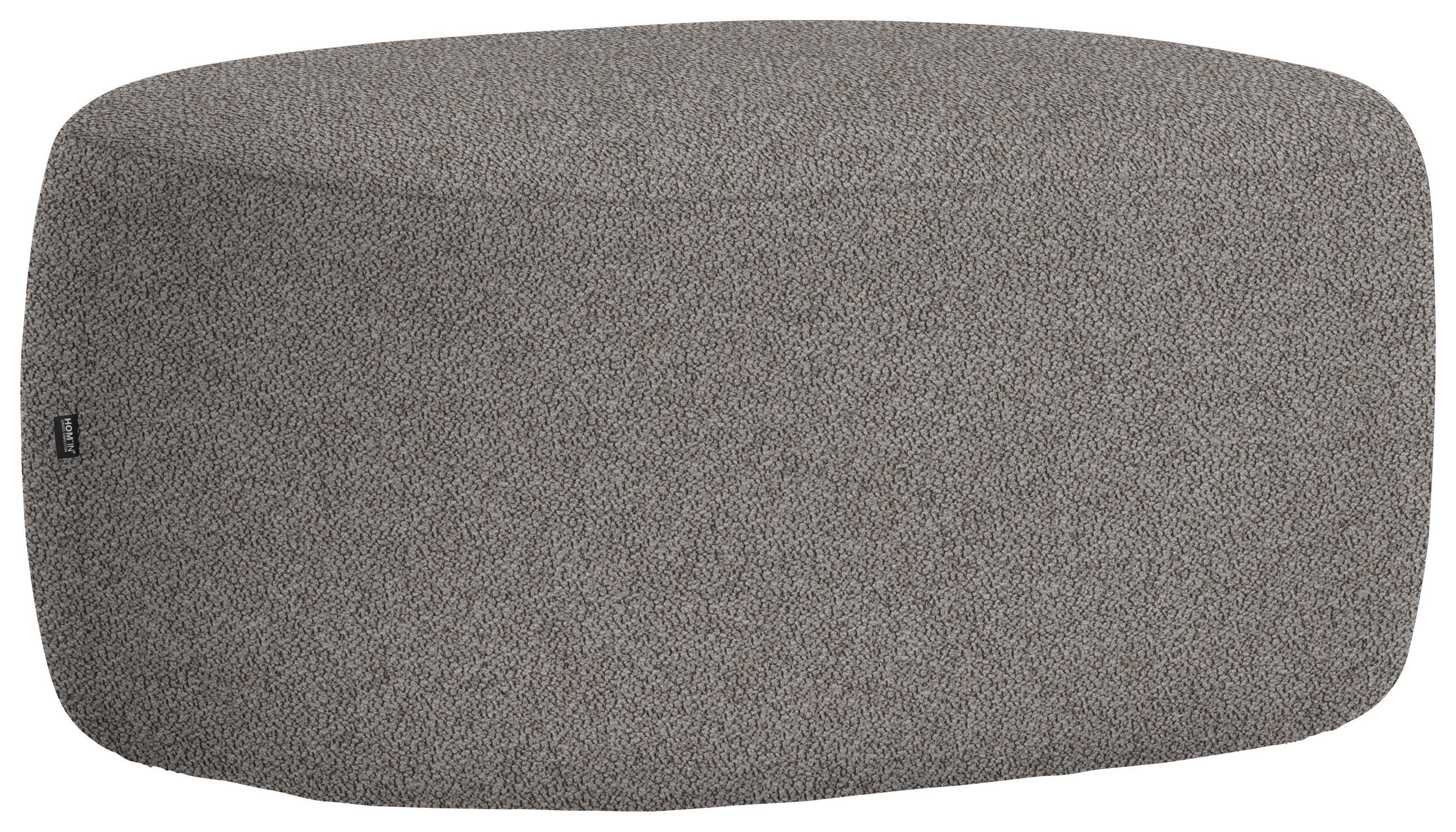 HOCKER in Textil Graphitfarben  - Schwarz/Graphitfarben, MODERN, Kunststoff/Textil (88/43/66cm) - Hom`in