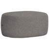 HOCKER in Textil Graphitfarben  - Schwarz/Graphitfarben, MODERN, Kunststoff/Textil (88/43/66cm) - Hom`in