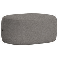 HOCKER in Textil Graphitfarben  - Schwarz/Graphitfarben, MODERN, Kunststoff/Textil (88/43/66cm) - Hom`in