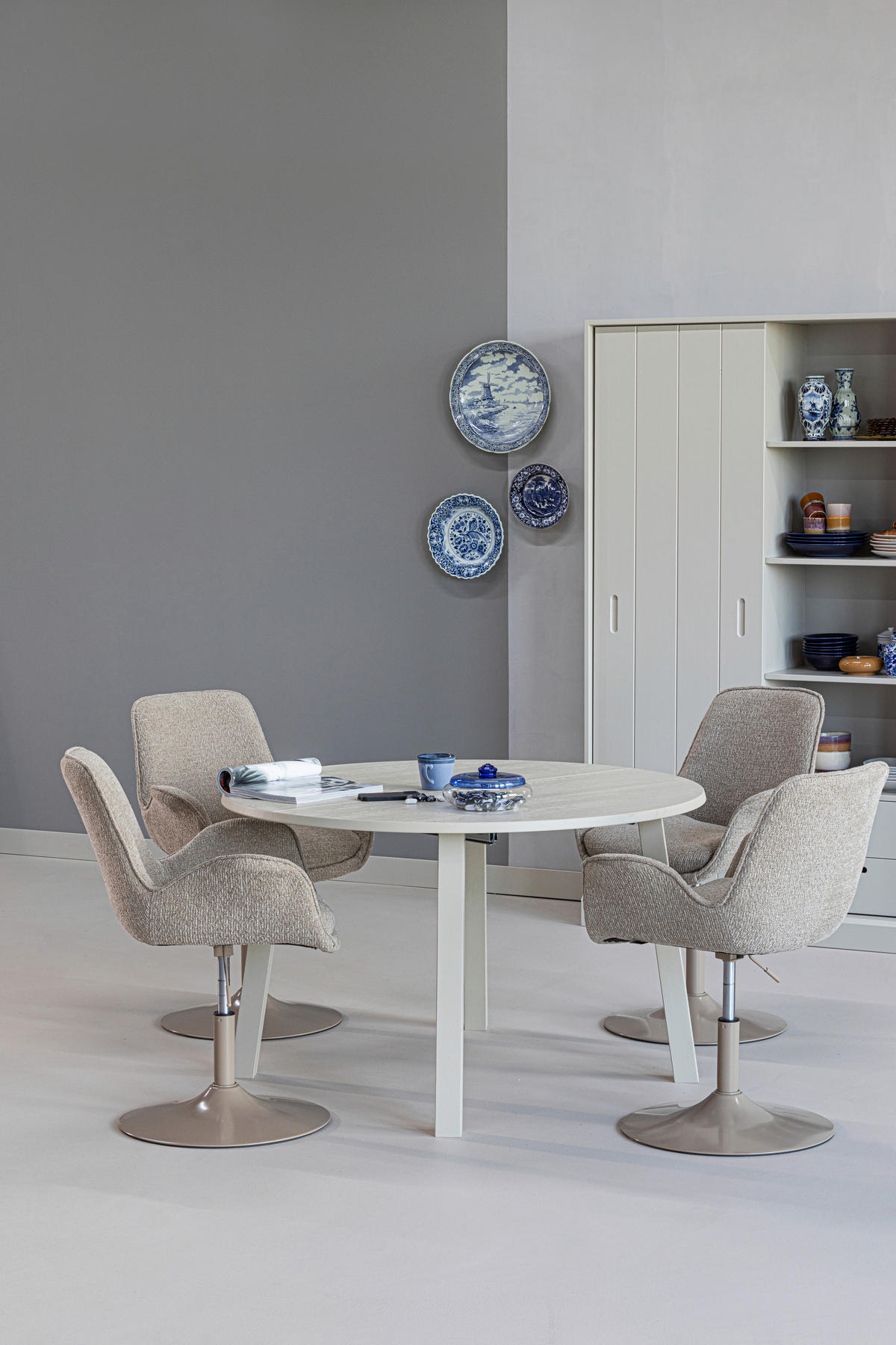 ESSTISCH in Holz 120-200/120/75 cm  - Grau, MODERN, Holz (120-200/120/75cm) - Livetastic