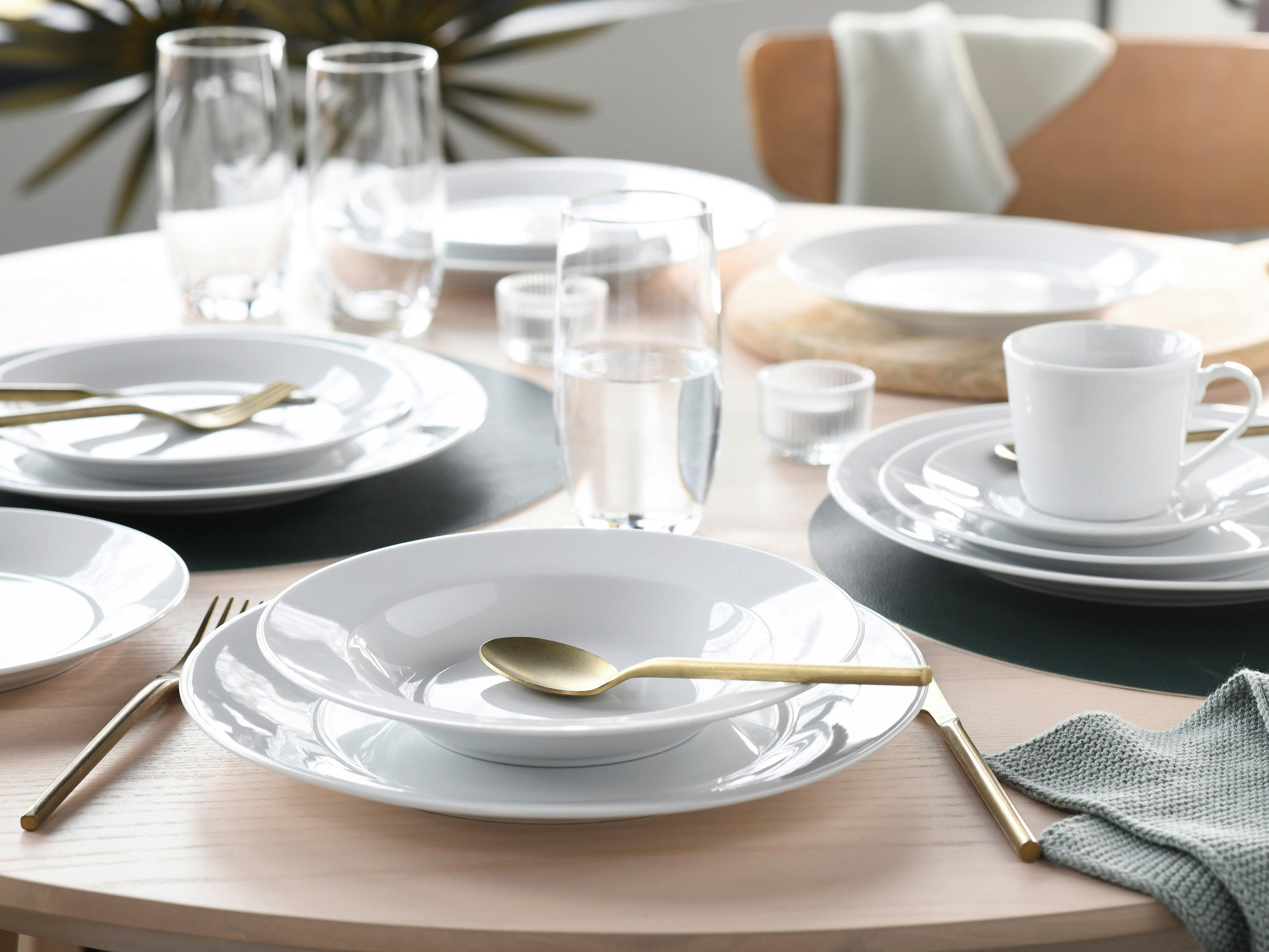 KOMPLETT SERVIS Base weiß 30 delar  - vit, Basics, keramik - Creatable