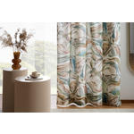 VORHANGSTOFF per lfm blickdicht  - Hellbraun/Pastellblau, KONVENTIONELL, Textil (140cm) - Esposa