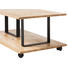 COUCHTISCH in Holz, Metall 110/60/41 cm - Eichefarben/Schwarz, Design, Holz/Metall (110/60/41cm) - Hom`in COUCHTISCH in Holz, Metall 110/60/41 cm - Eichefarben/Schwarz, Design, Holz/Metall (110/60/41cm) - Hom`in