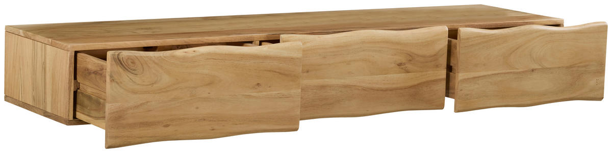 TV-ELEMENT Holz Akaziefarben  - Akaziefarben, Basics, Holz (160/22/40cm) - Livetastic