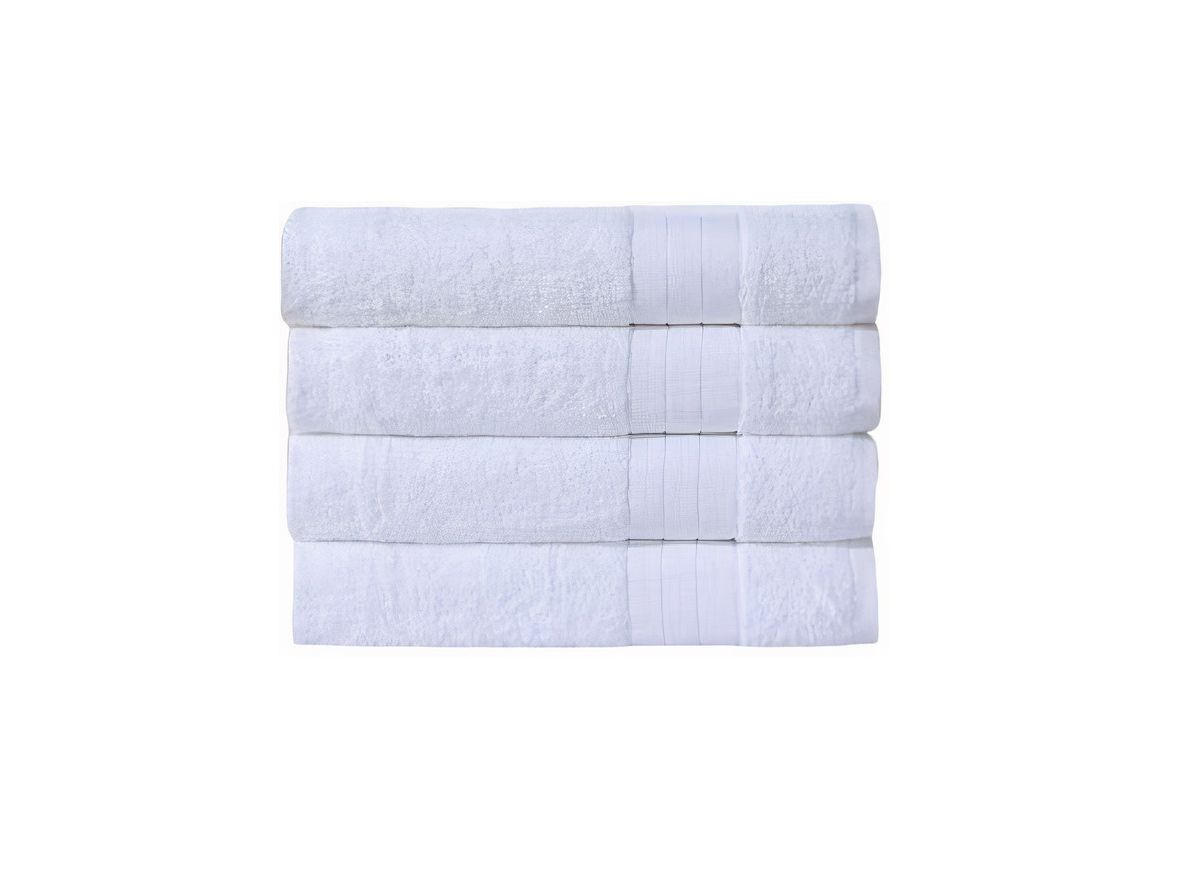 FROTTIERSET Weiß 4-teilig  - Weiß, KONVENTIONELL, Textil (50/100cm) - MID.YOU