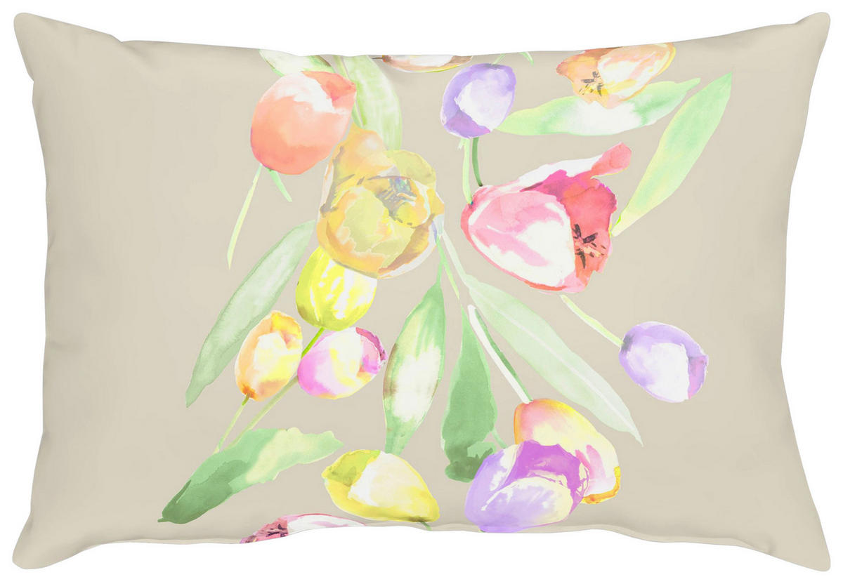 ZIERKISSEN  35/50 cm   - Multicolor/Beigebraun, Basics, Textil (35/50cm) - Esposa