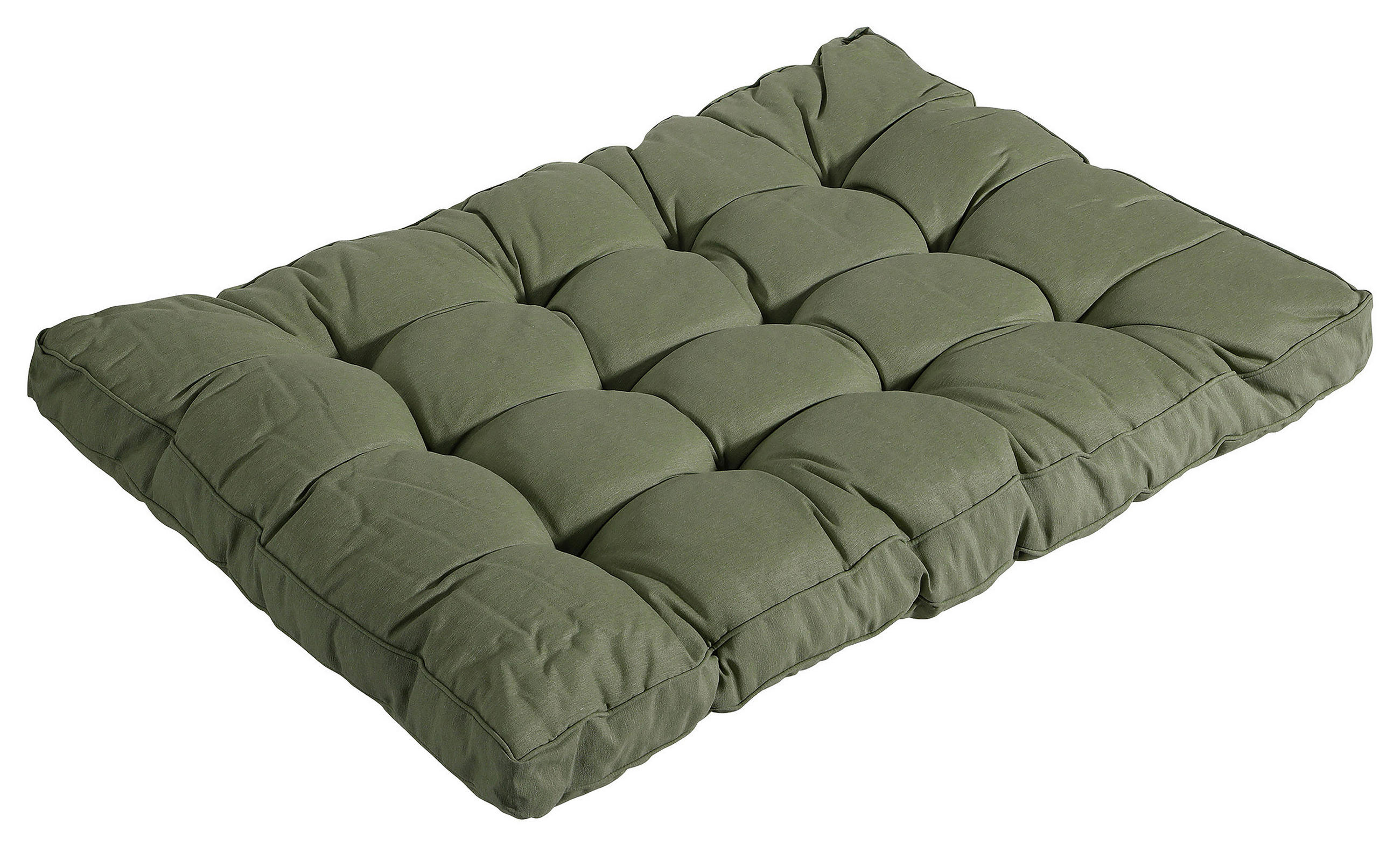 PALETTENKISSEN 120/10/80 cm  - Olivgrün, Basics, Textil (120/10/80cm)