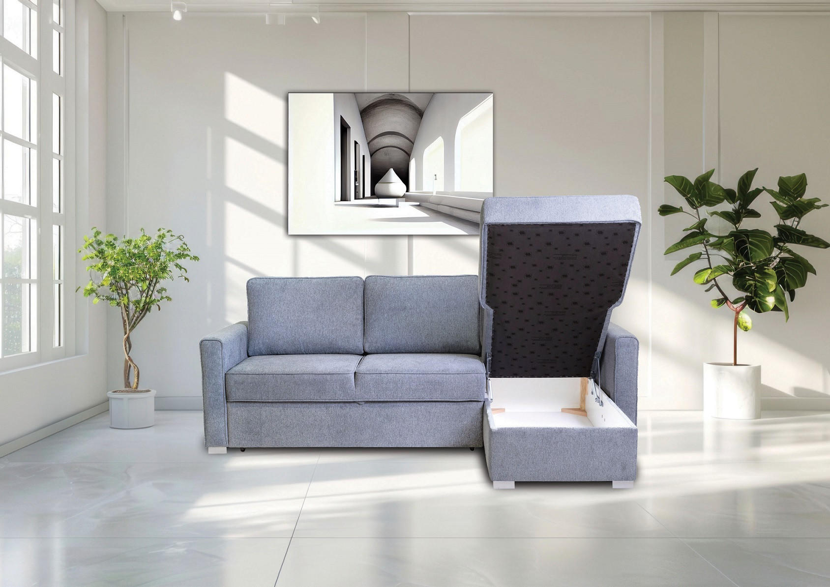 ÜLŐGARNITÚRA textil  - Basics, textil (232/97/158cm) - Xora