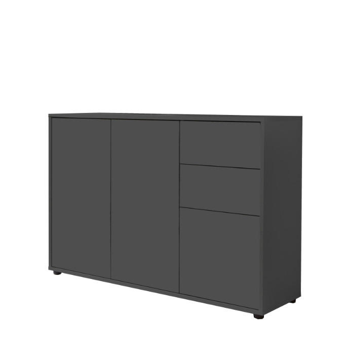 Mid.you Kommode Anthrazit 105.5x73x33 cm