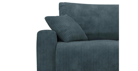 ECKSOFA  in Webstoff Petrol  - Petrol/Schwarz, KONVENTIONELL, Kunststoff/Textil (270/192cm) - Carryhome