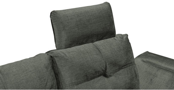 ECKSOFA  in Mikrovelours Dunkelgrün  - Dunkelgrün/Schwarz, KONVENTIONELL, Kunststoff/Textil (170/275cm) - Carryhome
