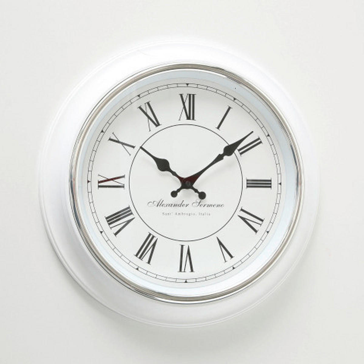 ZIDNI SAT  40 cm        - bela, Osnovno, plastika (40cm)