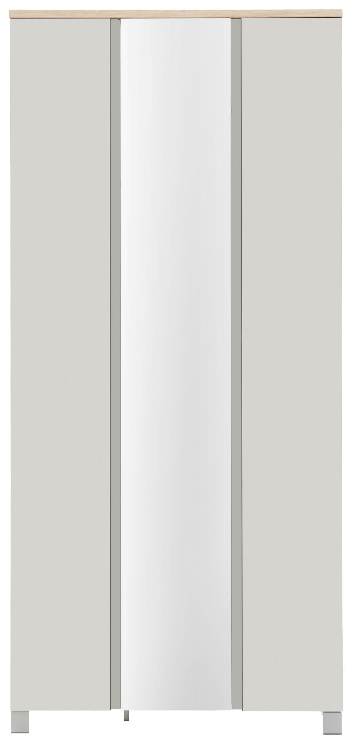GARDEROBE 4-teilig  in 270/193/37 cm  - Weiss/Eichefarben, Design, Holz/Holzwerkstoff (270/193/37cm) - Dieter Knoll