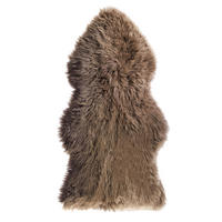 SCHAFFELL 60/90 cm Braun Tierform  - Braun, Natur, Fell (60/90cm) - Linea Natura