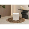 POUF in Beige Textil, Holzwerkstoff Beige  - Beige, Trend, Holzwerkstoff/Textil (35/35cm) - Novel