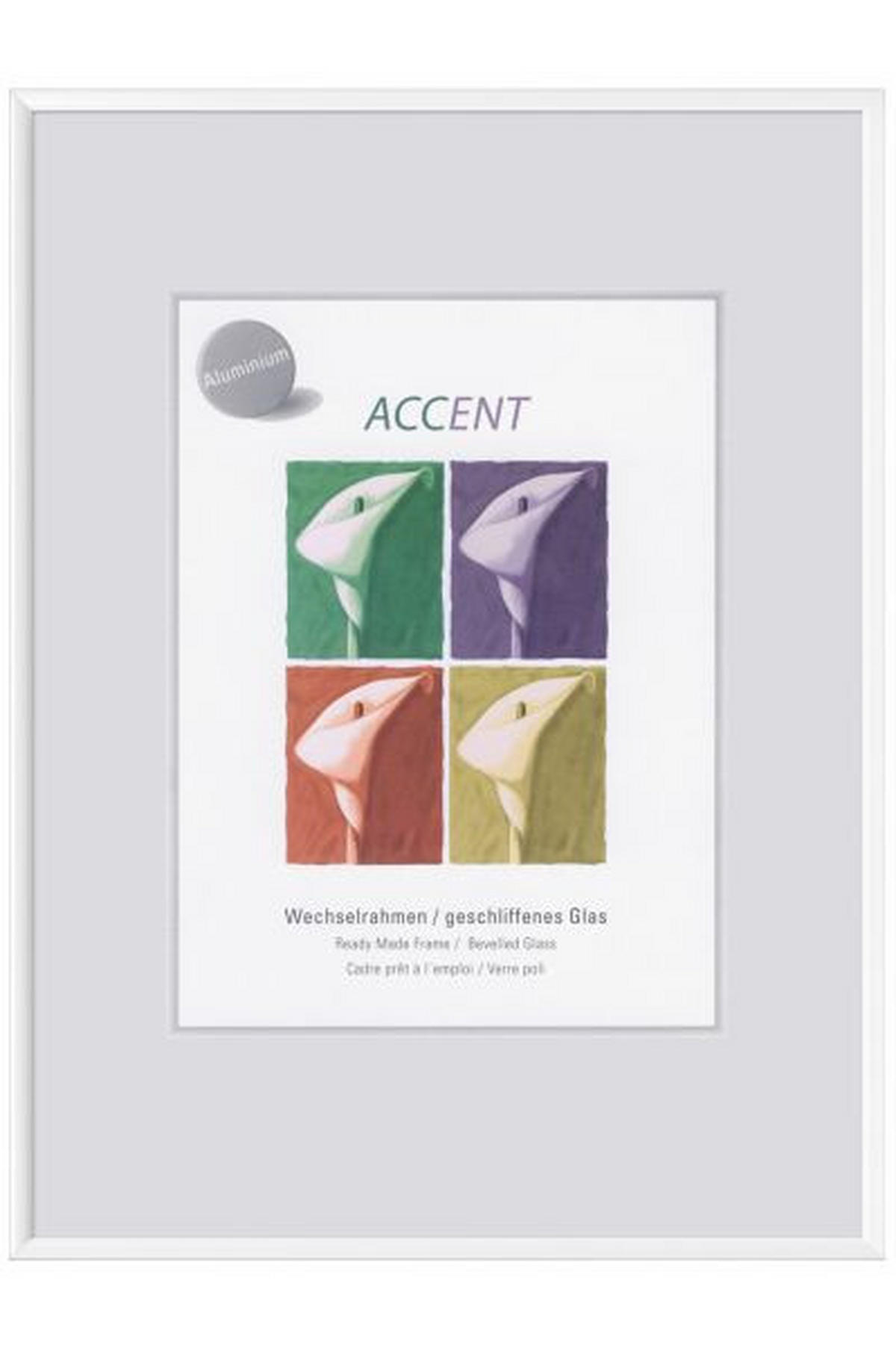 BILDERRAHMEN 40/60 cm  - Weiß, Basics, Metall (40/60cm) - Nielsen