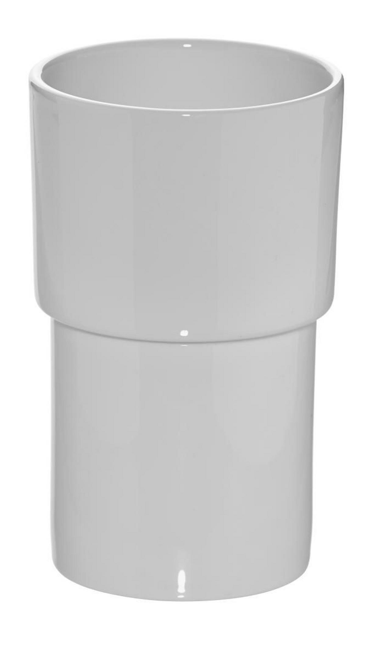 DRŽÁK NA WC ŠTĚTKU - bílá, Basics, keramika (10/16cm)