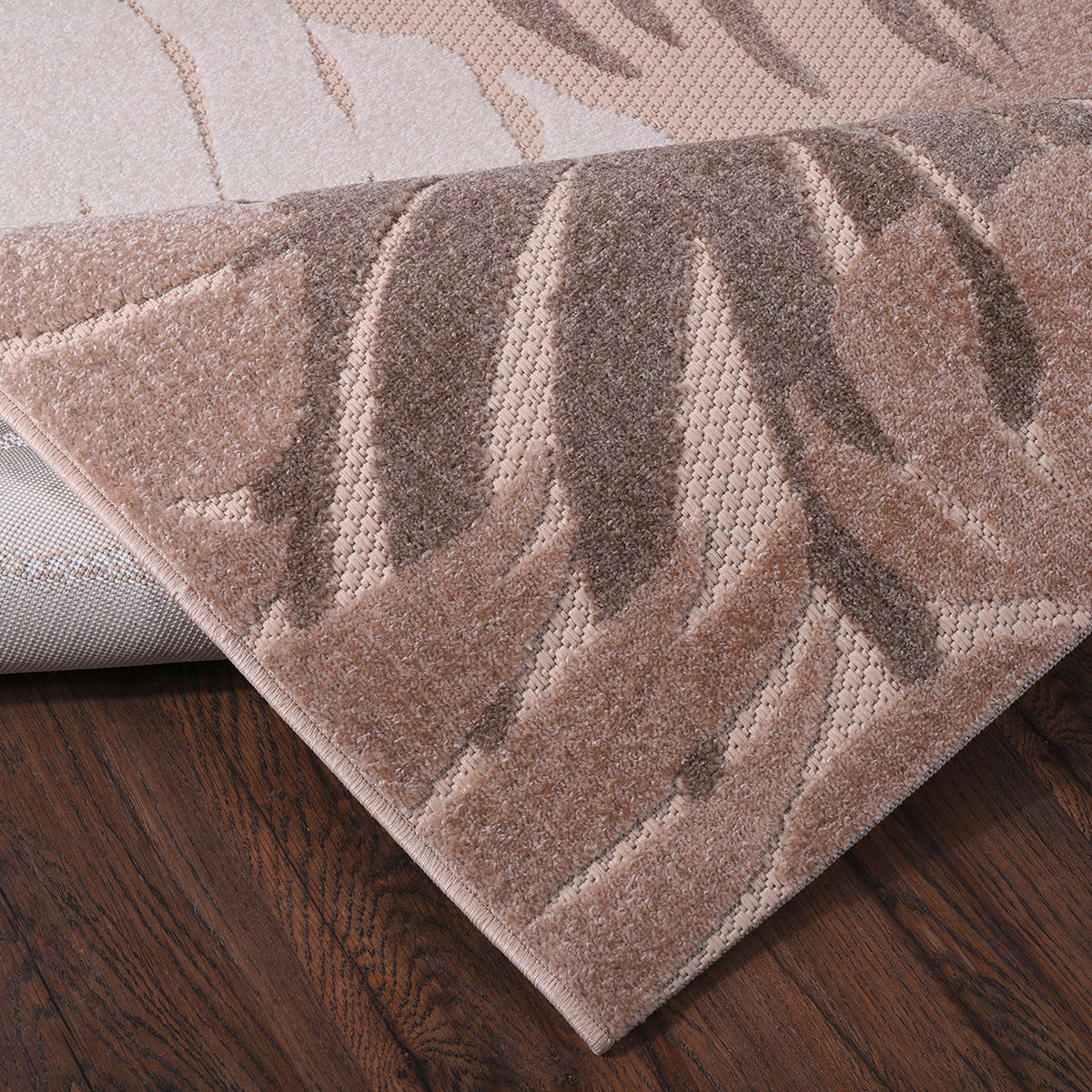 LÄUFER 80/200 cm Floral  - Beige/Braun, LIFESTYLE, Kunststoff/Textil (80/200cm) - Novel