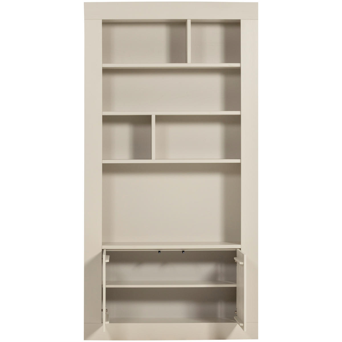 REGAL Kiefer Grau  - Grau, Design, Holz (117/229/31cm) - Livetastic