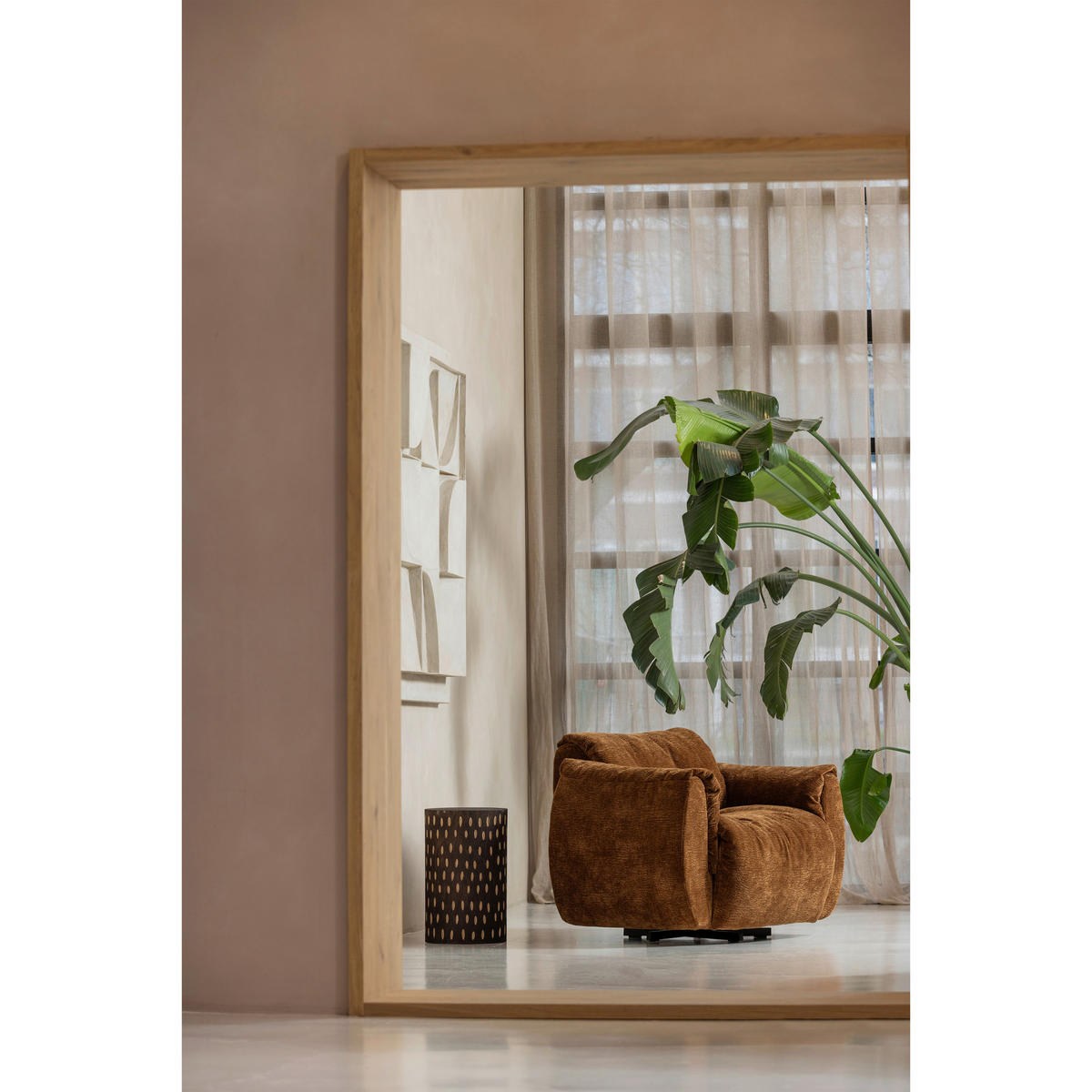 HOCKER Paulownia Dunkelbraun  - Dunkelbraun, Design, Holz (30/49/30cm) - Livetastic
