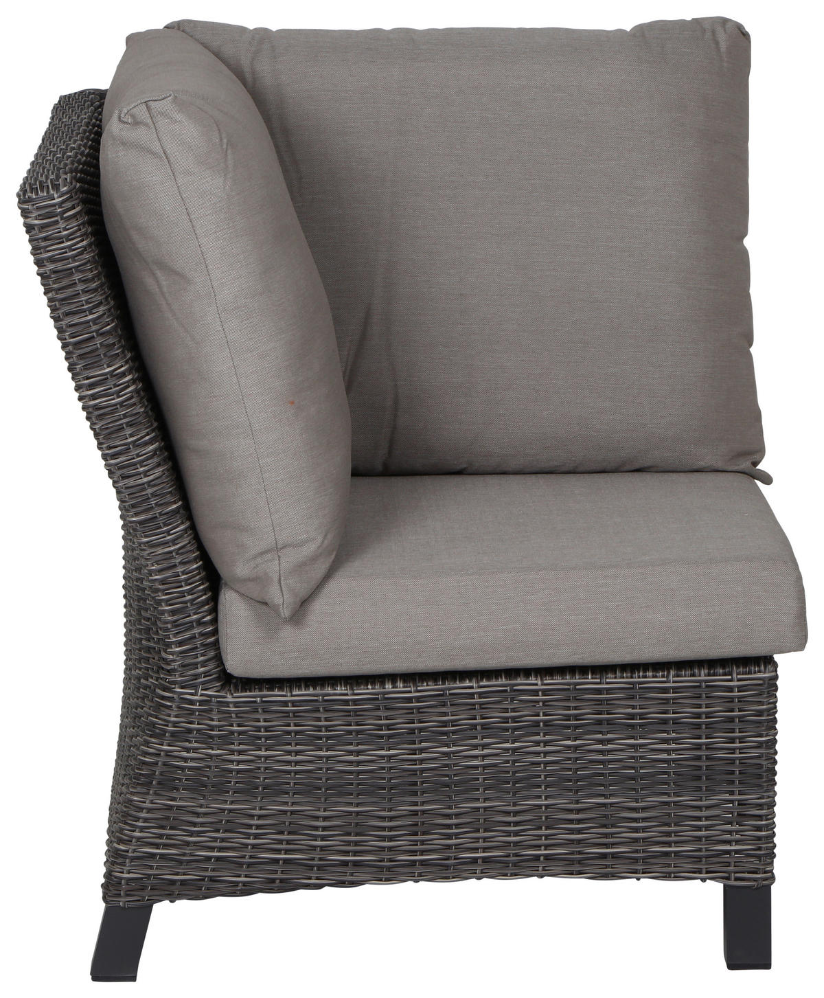 LOUNGEGARNITUR 4-teilig   219/88/219 cm  - Grau, Basics, Keramik/Kunststoff (219/88/219cm) - Siena Garden